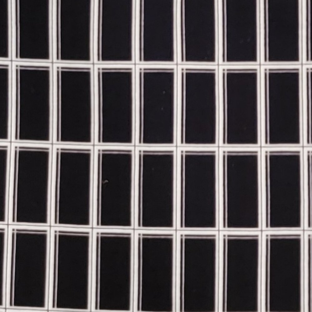 LOFT Outlet Black & White Lined Windowpane A-Line Skirt - 6 - Picture 7 of 7